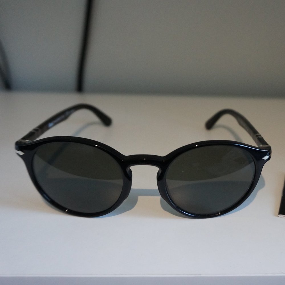 Persol black frame shades